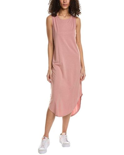 Project Social T Cool & Clean Open Back Tank Dress - Pink