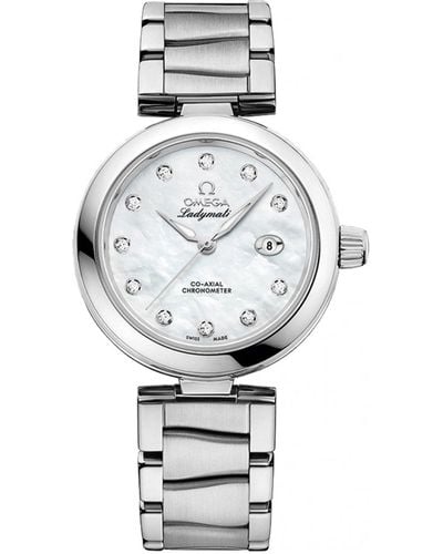 Omega De Ville Silver Dial Watch - Metallic