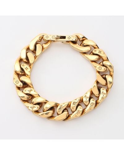 Louis Vuitton Brasserie Chain Links Bracelet Gp - Metallic