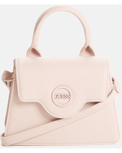 Guess Factory Lily Micro Satchel - Natural