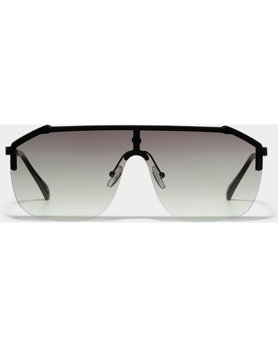 Le 31 Dexter Aviator Sunglasses - Grey