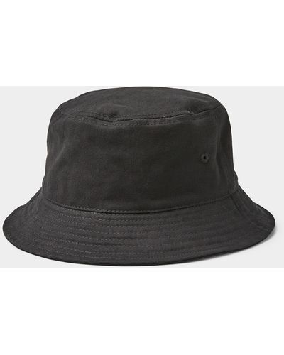 Le 31 Solid Cotton Bucket Hat - Black