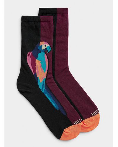Hot Sox Parrot Sock - Red