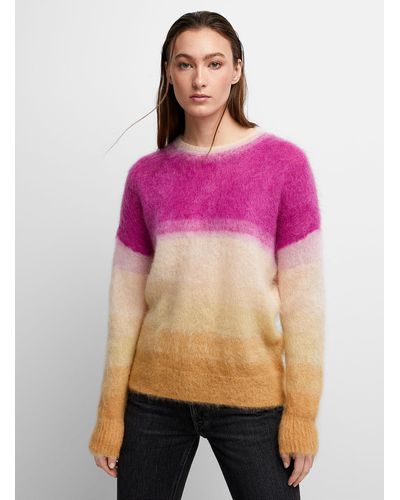 Isabel Marant Drusell Mohair Sweater - Pink