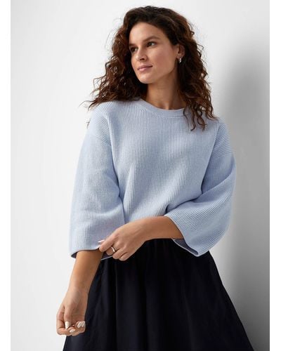 Part Two Elysia Touch Of Cashmere Sweater - Blue