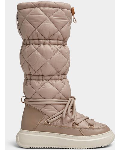 Pajar Gravita High Quilted Winter Boots Women - Brown