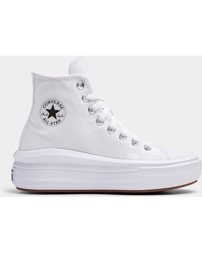 Converse Chuck Taylor All Star Move High Top Platform Sneakers Women - White