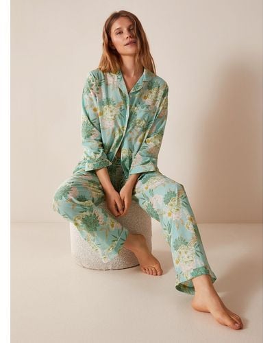 Miiyu Fresh Bouquet Pyjama Set - Green