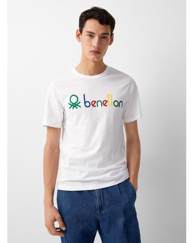 Benetton Color Logo T - White
