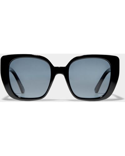 Privé Revaux Double Tap Square Sunglasses - Blue