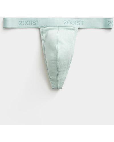 2xist Colourful Cotton Thong - Blue