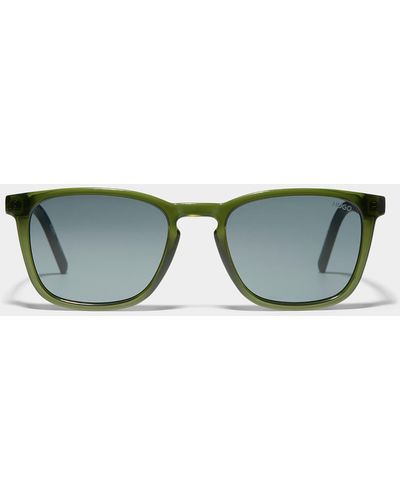 HUGO Olive Square Sunglasses - Green