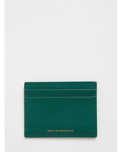 WANT Les Essentiels Branson Card Holder - Green