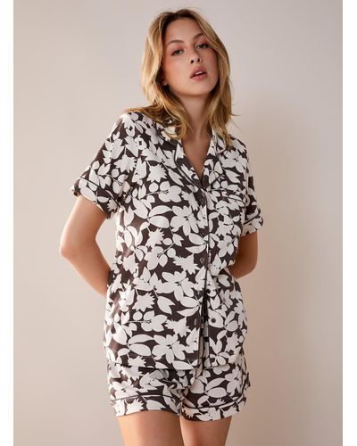 Miiyu Botanical Organic Cotton Pyjama Set - Natural