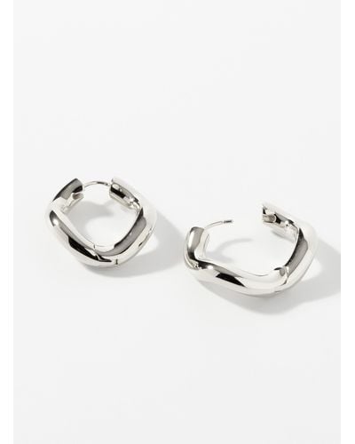 Charlotte Chesnais Wave Silver Earrings - Metallic