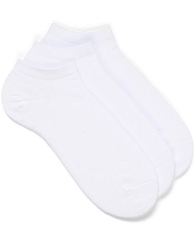 Le 31 Organic Cotton Ped Socks 3 - White