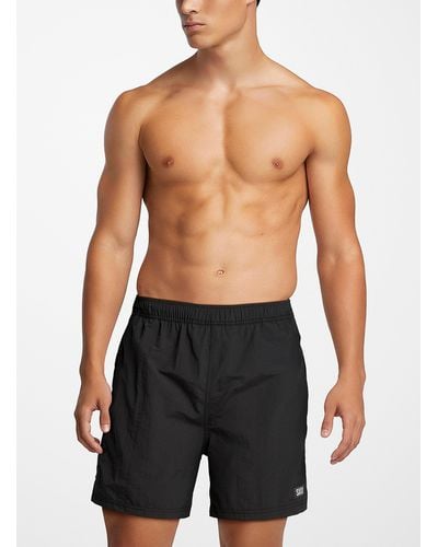 Saxx Underwear Co. Solid Stretch Nylon Swim Short - Black