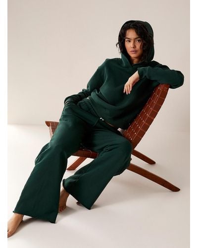 PERFECTWHITETEE Hailey Forest Green Lounge Pants