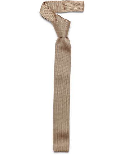 Le 31 Satiny Knit Tie - Natural