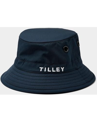 Tilley Embroidered Logo Bucket Hat - Blue