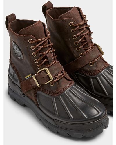 Polo Ralph Lauren Oslo Waterproof Boots Men - Brown