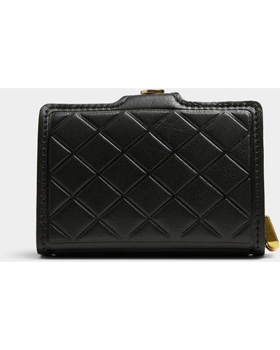 Secrid Diamond Leather Mini Wallet - Black