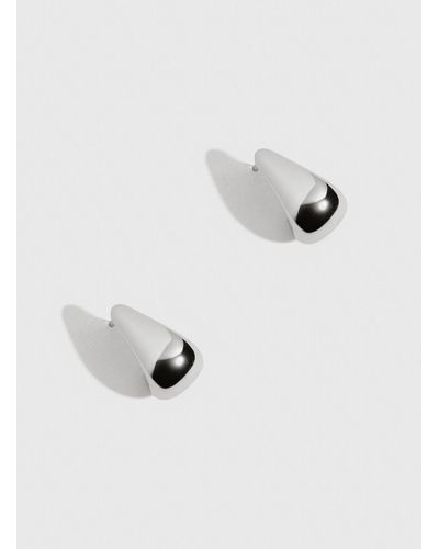 DRAE Soho Small Earrings - White