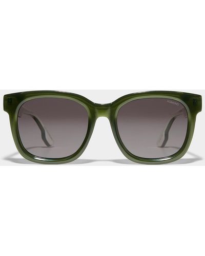 Komono Sienna Translucent Square Sunglasses - Brown