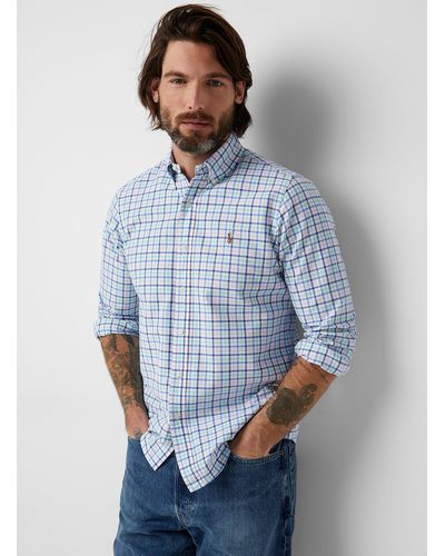 Polo Ralph Lauren Pastel Check Shirt - Blue