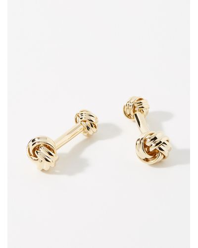 Le 31 Knot Cufflinks - White