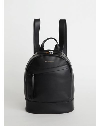 WANT Les Essentiels Piper Leather Mini Backpack - Black