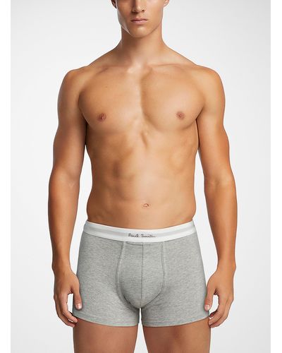 Paul Smith Solid Organic Cotton Trunk - Gray