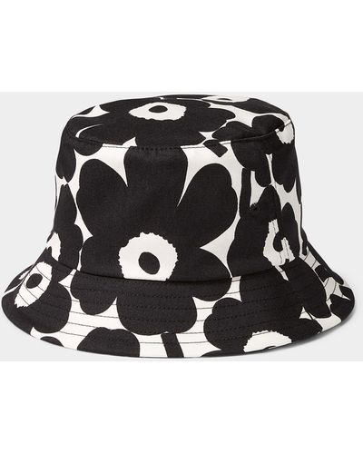 Marimekko Makikaura Mini Unikko Bucket Hat - Black