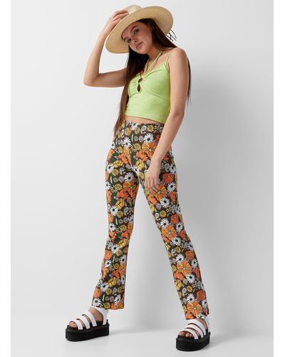 ONLY Floral Flared Pant - Multicolor
