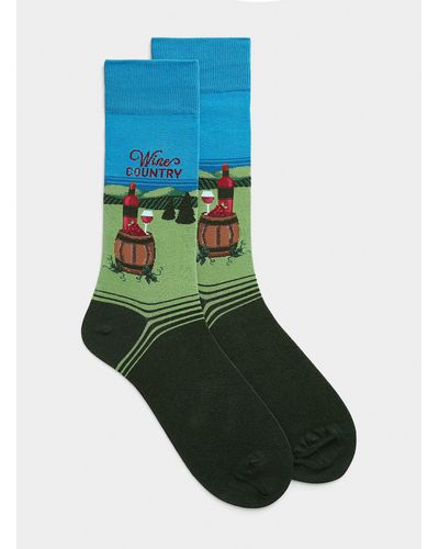 Hot Sox Vineyard Sock - Green