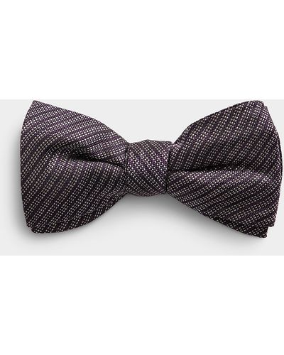 Le 31 Dotwork Stripe Bow Tie - Multicolor