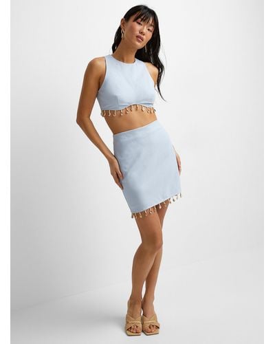 Icône Shell Charms Miniskirt - Blue