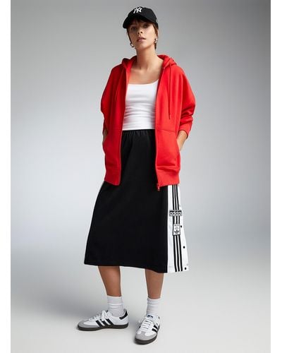 adidas Originals Adibreak Snap Buttons Skirt - Red