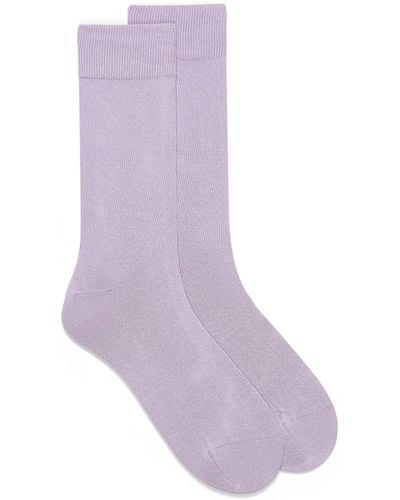 Le 31 Essential Organic Cotton Socks - Purple
