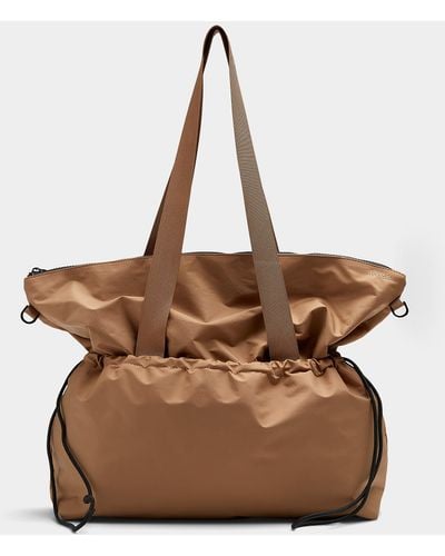 Hvisk Daily Recycled Oversized Tote - Brown