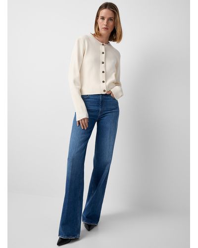 Crest buttons stretch crepe blazer, Contemporaine, Women's Blazers