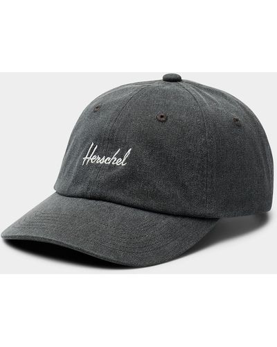 Herschel Supply Co. Logo Faded Baseball Cap - Grey