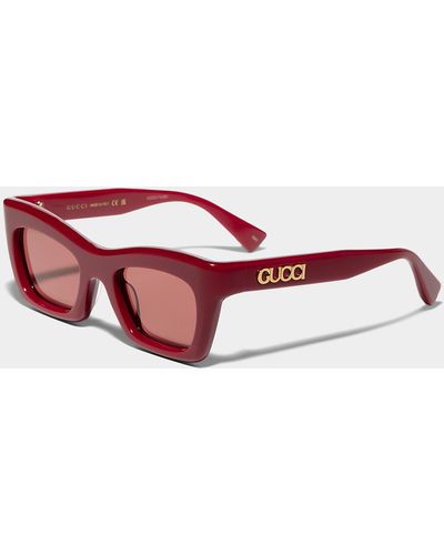 Gucci Burgundy Cat - Red