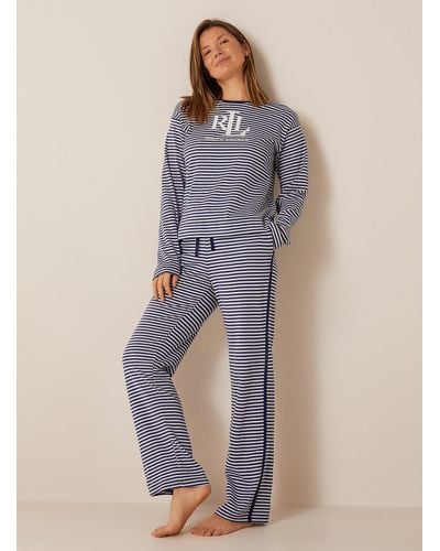 Ralph Lauren Nautical Stripes Pyjama Set - Multicolour