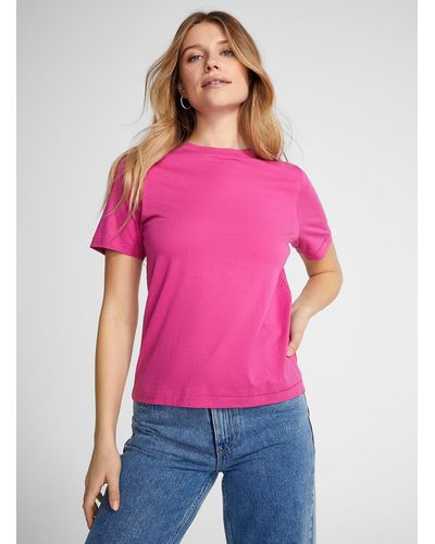 Icône 100% Organic Cotton Solid T - Pink