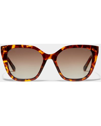 Brown Fossil Sunglasses for Women | Lyst