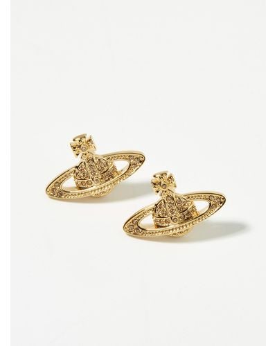 Vivienne Westwood Mini Bas Relief Earrings - Metallic