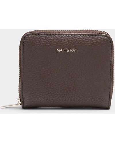 Matt & Nat Rue Mini Wallet - Brown