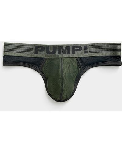 Pump! Military Thong - Black