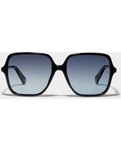 Polaroid Thin Square Sunglasses - Blue